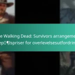 The Walking Dead: Survivors arrangement milepælspriser for overlevelsesutfordringer