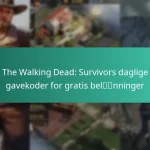 The Walking Dead: Survivors daglige gavekoder for gratis belønninger