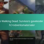 The Walking Dead: Survivors gavekoder for håndverksmaterialer