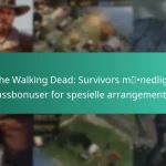 The Walking Dead: Survivors månedlige passbonuser for spesielle arrangementer
