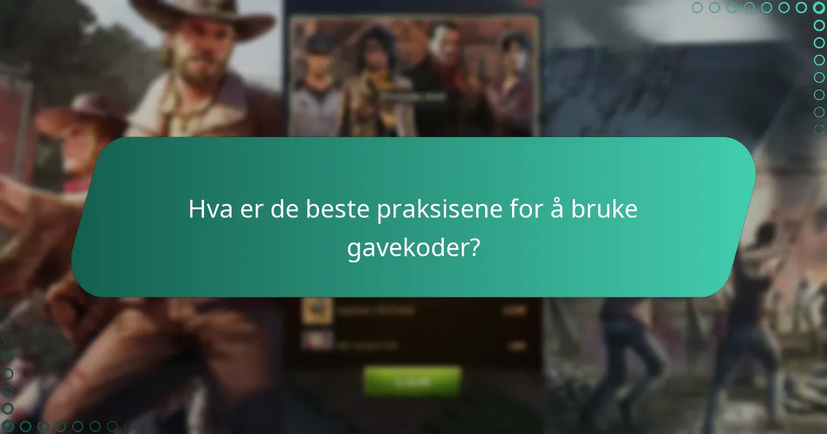 Hvordan kan jeg innløse gavekoder i The Walking Dead: Survivors?