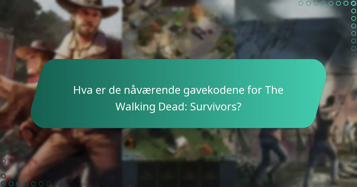 Hvordan kan jeg innløse gavekoder i The Walking Dead: Survivors?