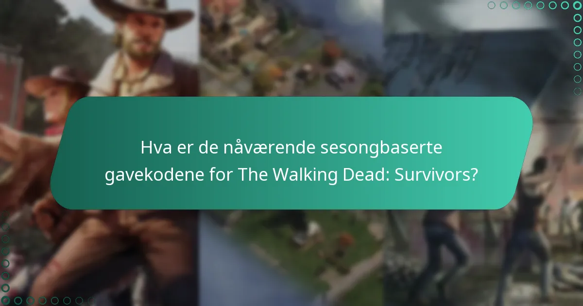 Hvordan kan spillere innløse gavekoder i The Walking Dead: Survivors?