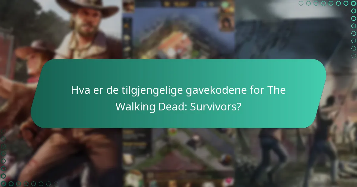 Hvordan innløse gavekoder i The Walking Dead: Survivors?