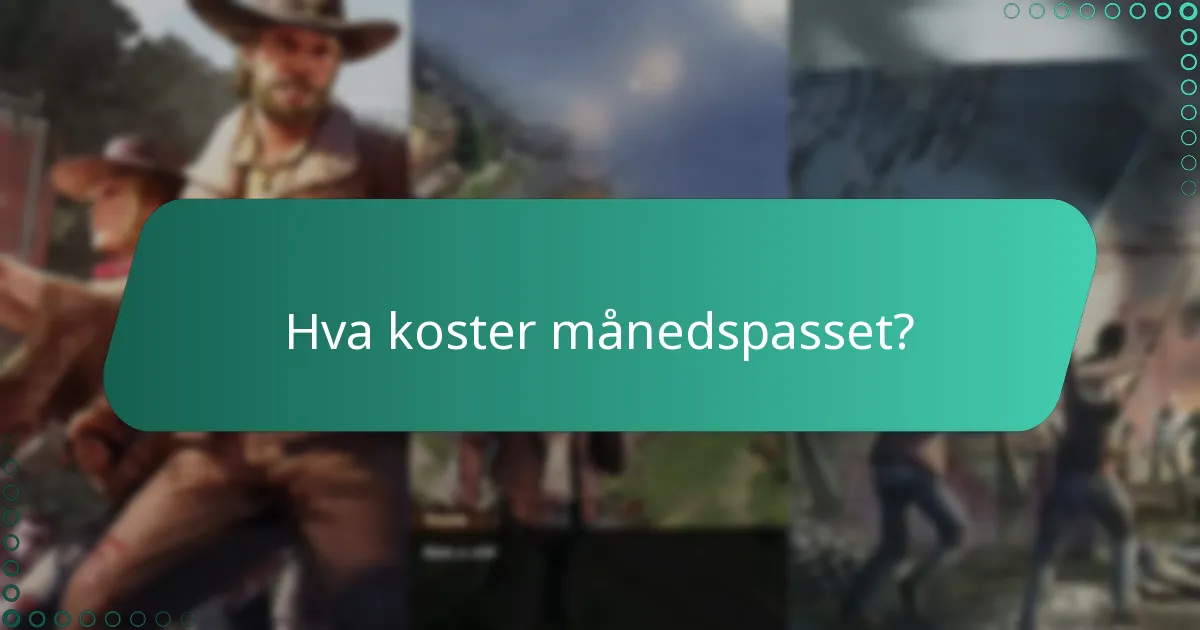 Hva koster månedspasset?