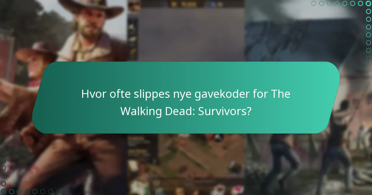 Hva er fordelene med å bruke gavekoder i The Walking Dead: Survivors?